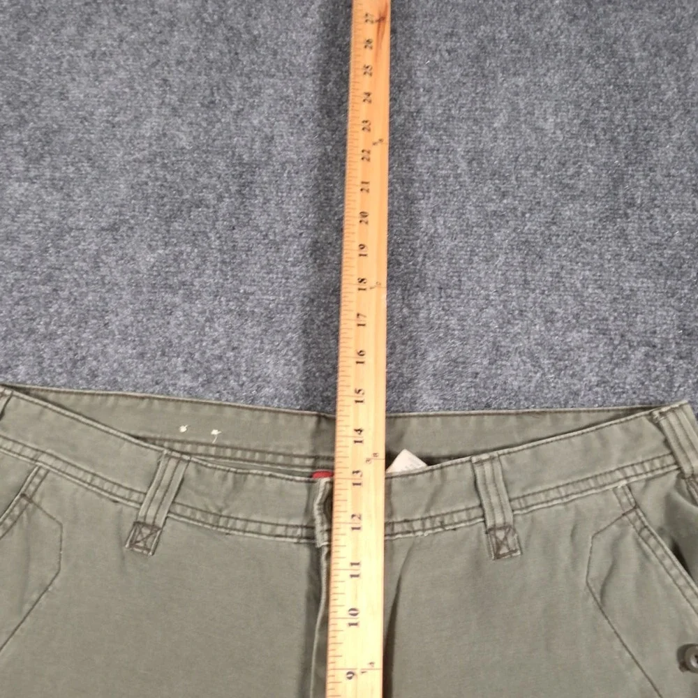 VTG Old Navy Cargo Pants Mens 36x32 Olive Green Utility Pocket Workwear